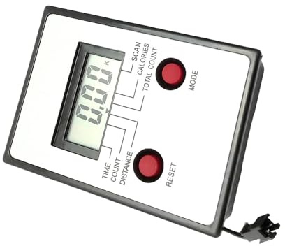 Zeizafa Monitor Avanzato per Cyclette Computer da Bicicletta Multifunzione Contachilometri Ciclo LCD Contachilometri Ciclo LCD Corsi Allenamento Fitness