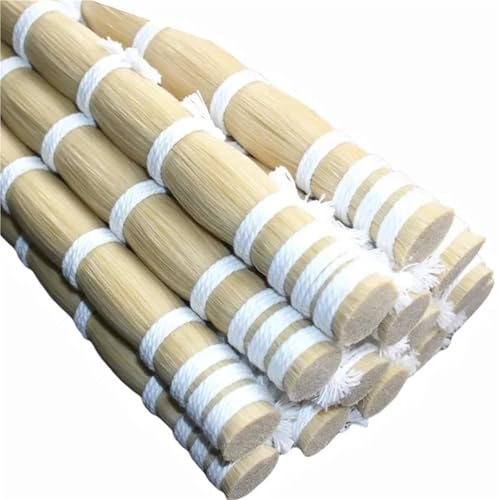 Accesorios Para Instrumentos De Violín Reemplazo De Pelo Arco Trenzado Violín Contrabajo Crin Blanca(82-85cm)