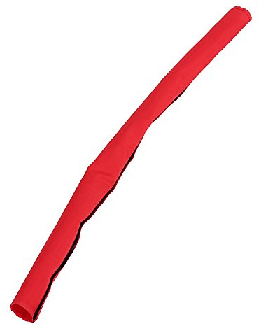 Copertura per Barra del Passeggino 73x14 cm Tessuto Oxford Antiscivolo Design Gancio e Loop Facile Installare Rimuovere Resistente Usura Rosso
