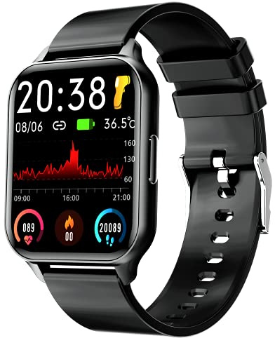 N3 ZELEK Pulsoximeter smartklocka blodtrycksmätare fitnessmätare smart band stort batteri vattentät 50 m färgskärm pulsmätare aktivitetsmätare män sömnmonitor kvinnor smartklocka