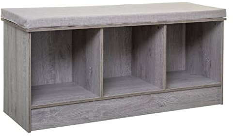 5 five simply smart Banc 3 Cases Effet chêne Gris Mix N' Modul