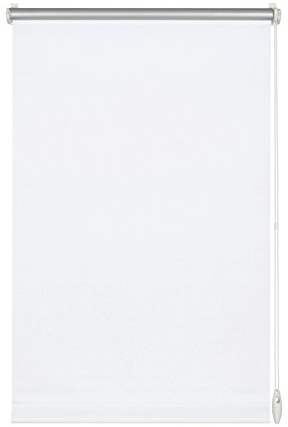 GARDINIA EASYFIX Rollo mit Thermo-Rückseite zum Klemmen oder Kleben, Verdunklungsrollo ohne Bohren, Hitzeschutz, Energiesparend, Weiß, 50 x 150 cm (BxH)