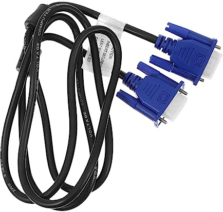 jojofuny 2pezzi Cavo Vga Dati Per Computer e Monitor Adattatore Vga Resistente Per Proiettori e Duplicazione Schermo Cavo Video Maschio-maschio Di Alta Qualità