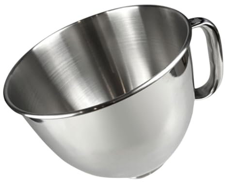 SEWOART Bol Mélangeur En Acier Inoxydable 304 5l Pour Mixeur Domestique, Accessoires De Bol De Mixeur Compatibles, Compatible Batteur Et Fouet, Usage Maison