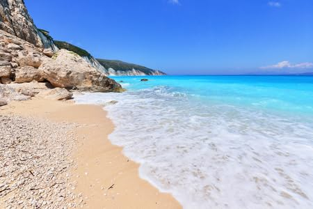 Acryl-Bild 90 x 60 cm: Landschaft der Insel Kefalonia in Griechenland (44466684)