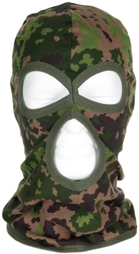 MFH Cagoule fine à 3 trous, 100 % coton, Camouflage M05, taille unique