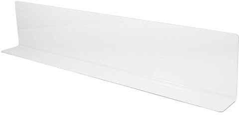 Angoily para Schizzi in PVC per Vasca da Bagno e Angolo Lavabo Design Minimalista e Facile Manutenzione, Barriera Antischizzo Versatile per Bagno Moderno