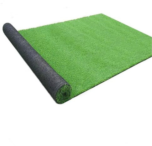 Aikimfuly Césped artificial de césped artificial de 5 x 8 pies, tapete sintético realista, para interiores y exteriores, jardín, paisaje para mascotas, alfombra sintética con agujeros de drenaje (3 x
