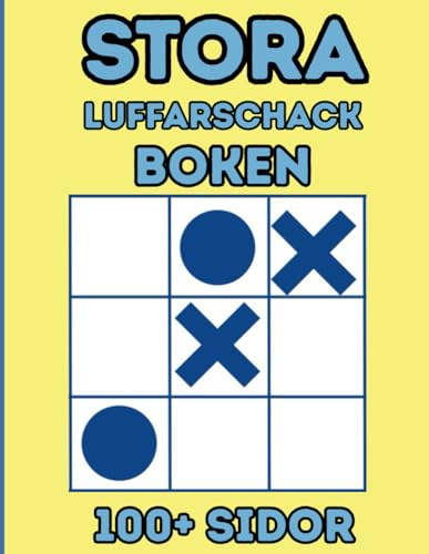 Stora Luffarschack Boken: 100+ Sidor Med Luffarschack Brickor, Kul Spel, Perfekt på Semestern, Tävla mot Varandra och Se Vem som Vinner
