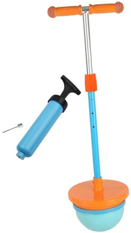 rockible Pogo Ball mit Griffen, Pogo Stick Hüpfball für Kinder, Cute Pogo Bouncing Ball with Handle, Pogo Ball zum Training des Gleichgewichts für Workout Party Geschenk Fitness, Orange