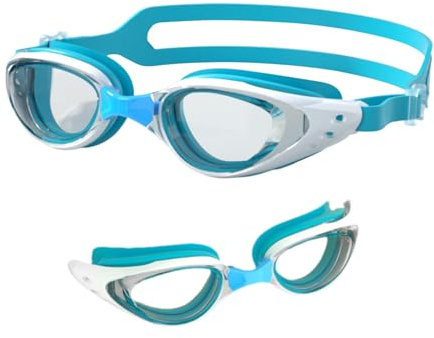 Occhialini da nuoto – Occhialini da nuoto per adulti, visione chiara, per adulti, donne, giovani, uomini, spiaggia, snorkeling e corse