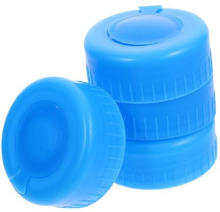 Toyvian 4 Piezas Tapa Repuesto para Garrafa de Agua de Tapones de Reutilizables con Rosca Sellado Antigoteo para Botellas y Botes de Cocina
