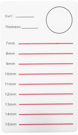 Yinhing Support de Support de Cils, Outil de Maquillage en Silicone pour Extension de Cils, avec Coins Lisses pour un Usage Personnel en Salon (Table à simple XL)