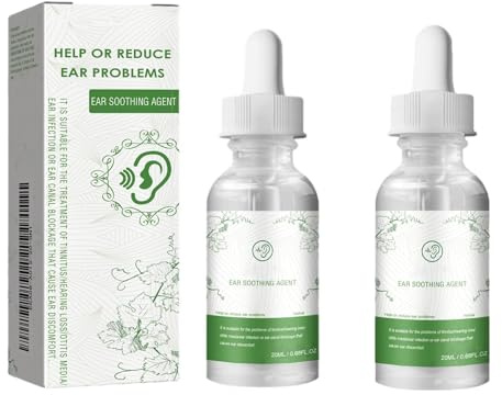 Örondroppar flytande - naturlig öronsvårdslösning, bärbar soothing formel, lång varaktig lätt produkt för vuxna - perfekt för hem, resor, vänner och familj - bekväm och praktisk