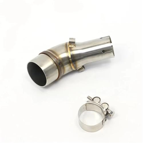 Tubo Di Scarico Moto Compatibile Con Per Z250SL Per Ninja 250SL Scarico Per Motocicletta Per Sistema Di Per Fuga Adattatore Di Collegamento Tubo Intermedio Marmitta 51mm
