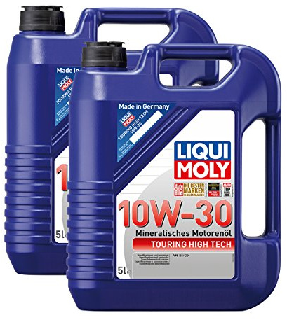 2x LIQUI MOLY 1272 Touring High Tech 10W-30 Motoröl 5L