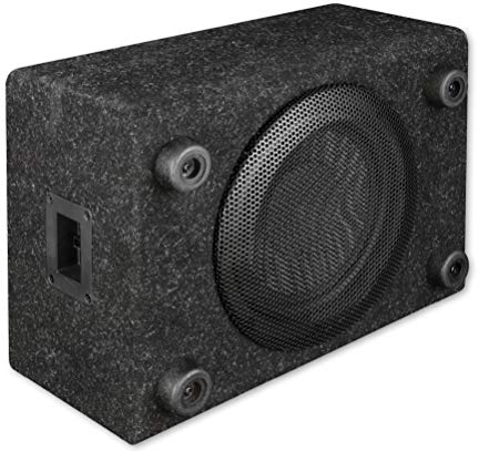 AXTON ATB120QB: kompakter 20 cm / 8 Zoll Gehäuse Subwoofer, 200 Watt RMS, kleine Bassreflex Bassbox für Auto, LKW und Reisemobil, Plug & Play einfacher Einbau