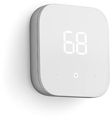 Like-New Amazon Smart Thermostat – Save money and energy - Works with Alexa and Ring - C-wire required