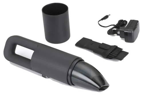 TM Electron TMPASM001 Mini Aspiradora de Mano inalámbrica con Poder de succión de 4.5 kPa, 80W, iluminación LED, silencioso, batería Recargable 2000mAh