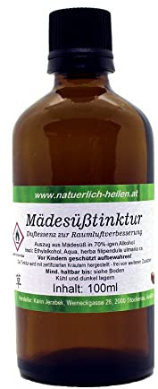 Natuerlich-heilen Mädesüßtinktur (Extrakt) 100ml - 100g - Hilft bei körperlicher Ausgewogenheit