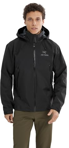 Arc'teryx Beta AR Men's Jacket | Waterproof, Windproof Gore-Tex Pro Shell Men's Winter Jacket with Hood for All Round Use - Redesign | Black, XX-Large