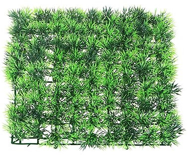 ULTECHNOVO Fish Tank Artificial Grass Mat Aquarium Decor Lawn Mat for Aquariums and Terrariums Reptile Carpet