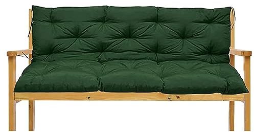 AZHANGYB Bankauflage Gepolstert Auflage Mit RüCkenteil FüR Bank 150x100x10cm, RüCkenkissen Bank, Outdoor Sitzkissen Bankkissen, Polsterkissen Sitzauflage FüR Terrasse