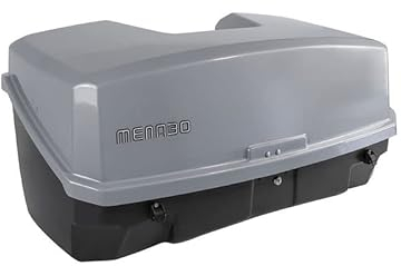 Koffer für Anhängerkupplung, 300 l, Universal – maximale Belastung 30 kg – Menabo Nekkar Silver