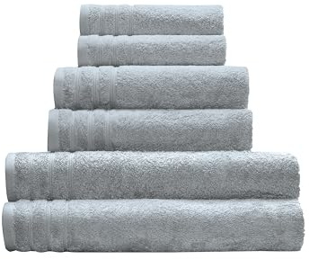 Kleine Wolke Frottier Handtuch ROYAL Platinfarben 50x100 cm | OEKO-TEX, 500 g/qm, vegan ohne tierische Bestandteile hergestellt, mit Aufhängeschlaufe, bei 60° C waschbar, 100% Baumwolle