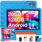ZIOVO Tablette 10 Pouces Android 14 Tablette Enfants,20Go RAM+128Go ROM(TF 1To),Widevine L1,WiFi 6 Tablette,Octa-cœur,6000mAh | 5+8MP | BT 5.0 | Contrôle Parental Tablettes avec EVA Cas-Bleu