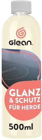GLEAN Nettoyant et Polissage Plaques de Cuisson | 500ml | Nettoyant Plaques Induction & Céramiques | Formule Anti-Rayures | Nettoyant Polyvalent & Efficace | Formule anti-rayures