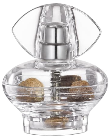 cilio Vicenza Moulin à muscade | Disque à râper en acier inoxydable | Boîtier en plastique | Compartiment de rangement | Protection des arômes | Disque de transport avec griffes | Convient également