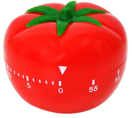 Feyiubmen Minuteur Numérique - Rouge - Pour Cuisine, Sport, Apprentissage et Jeux - Avec Affichage Numérique et Alarme Sonore
