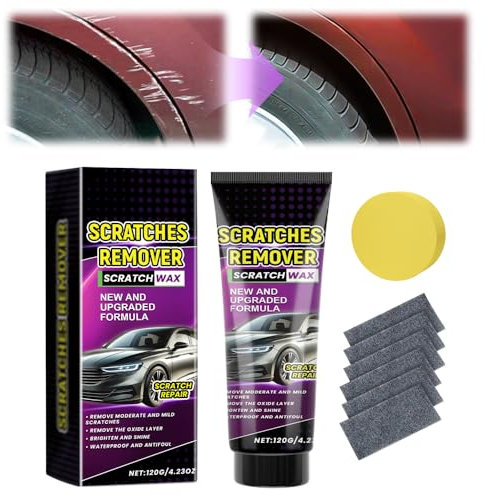 Autolack Reparatur Polieren Paste, 120ML Kratzer Reparatur Wachs, Kratzerentfernungs Paste für Verschiedene Oberflächen (1PCS)
