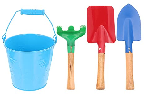JOINPAYA 1set Giardinaggio Per Giocattoli Per La Secchiello e Palette Per Attività All e Giardinaggio Blu Accessori Random