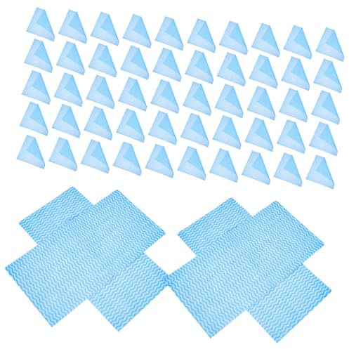 MAGICLULU 50pezzi Panni Da Cucina Riutilizzabili Asciugamani Assorbenti in Non Asciugatura Rapida Per Pulizia Stoviglie e Superfici Per Casa e Cucina
