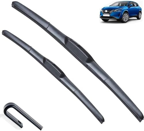 MaZHIYIn Tergicristalli Kit di Spazzole tergicristallo Flat Blade ad Alte Prestazioni，per Nissan Qashqai J12 2021-2024.