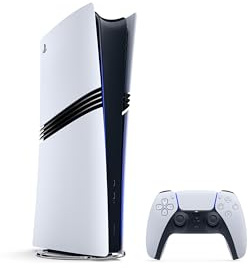 Playstation Sony, Console 5 Edition Pro 2To, Performance 120 FPS, Ray Tracing Accéléré, Upscaling IA PSSR, 1 Manette DualSense avec Retour Haptique et Gâchettes Adaptatives, Couleur : Blanche