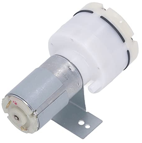 Spacnana Bomba de Aire, Mini Bomba de Vacío Eléctrica de 65 Kpa de Alta Presión y bajo Ruido, con Interruptor de Presión Incorporado y Válvula de Desbordamiento para Bombear Inflar (DC12V)