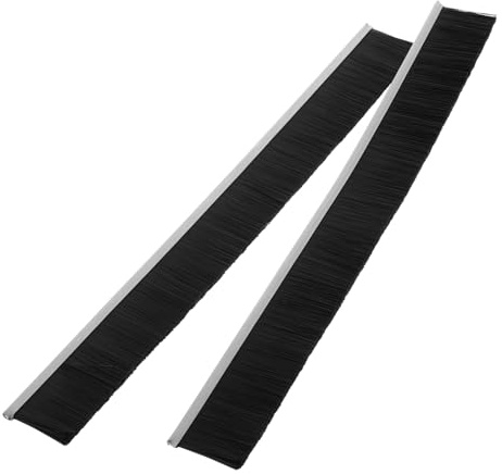 POPETPOP Cepillo para Buzón 2 Piezas, Tira de Sellado de Nylon 30 Cm, Cepillo de Nylon y Antipolvo para Buzones de Oficina y Hogar, Accesorio de Limpieza y Protección de Buzón