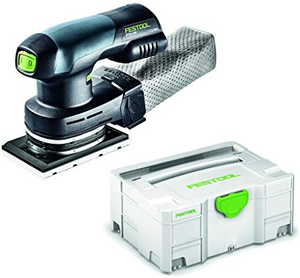 Festool 201519 Ponceuse orbitale sans fil RTSC 400 Li-Basic, 18 V, gris acier