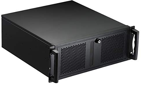 Codegen V2 500mm 4U Rackmount Server Case, ATX, 9 x 3.5 HDDs, 3 x 2.5 SDDs, 3 x Fans Included | Black, 4U500V2