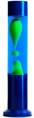 Nova Colour 15 Sensory Relaxing Lamp (Blue) with Blue Liquid/Green Wax