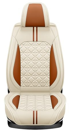 nenyan Autositzbezüge Komplett Set Universal in Premium Design | Schonbezüge für die Vordersitze & Rückbank | Auto Sitzbezüge Airbag Geeignet | Wasserdicht Sitzbezug - Orange Standard