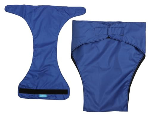 LALAFINA Wasserabsorbierende Verstellbare Windeln Für Erwachsene 2 Stück Wiederverwendbare Stoffwindeln Auslaufsicher Bequeme Inkontinenzunterwäsche Für Männer Und Frauen Elastische