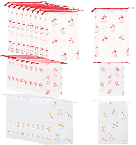 Dantolo 30 x Schuhbeutel mit Zugband PE Schuhtasche, wasserdichte Kordeltasche, Multifunktionale Aufbewahrungstasche, Kofferorganizer Packbeutel Set,Packsack mit Tunnelzug