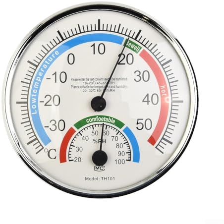 Präzision Raumklima Überwachung mit analogem Thermo-Hygrometer, groß