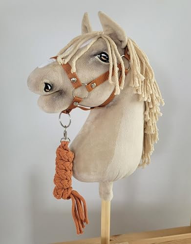Hobby Horse Set Halfter A3 + Lanyard - rot Kein Pferd enthalten
