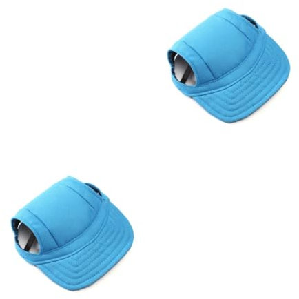 BESPORTBLE 2stücke Pet Dog Baseball Cap Mit Ohrlöchern Oxford-Stoff Blau s Für Kleine Hunde Atmungsaktiv Und Tieraccessoire Für Süße Haustiere