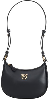 Pinko Borsa a spalla Baby Half Moon nera da donna UNI